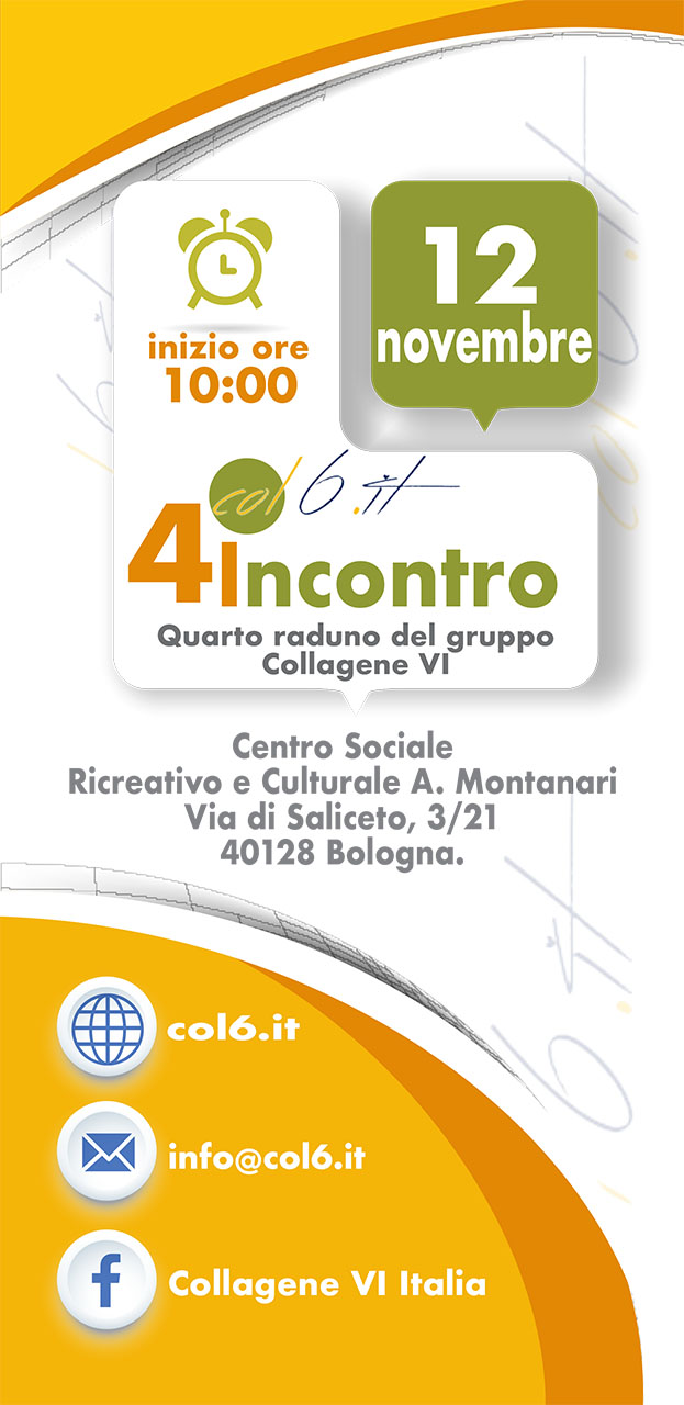 quarto raduno collagene vi Italia fronte 1