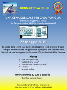 Locandina 27 maggio 2019