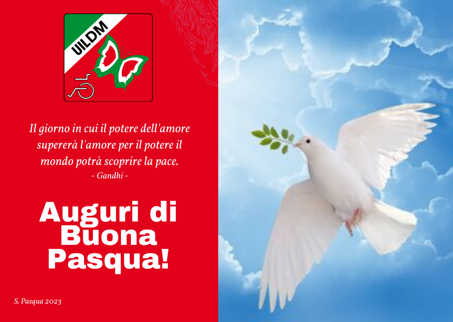 Auguri Pasqua UILDM 2023