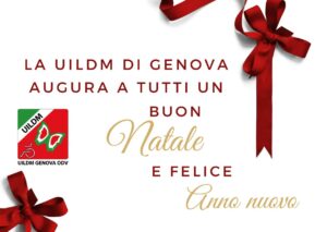 Rosso e Oro Buon Natale Biglietto Auguri
