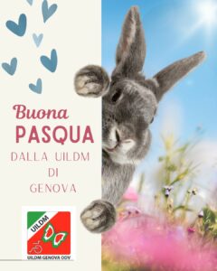 Post di Instagram Auguri buona Pasqua Simpatico Azzurro